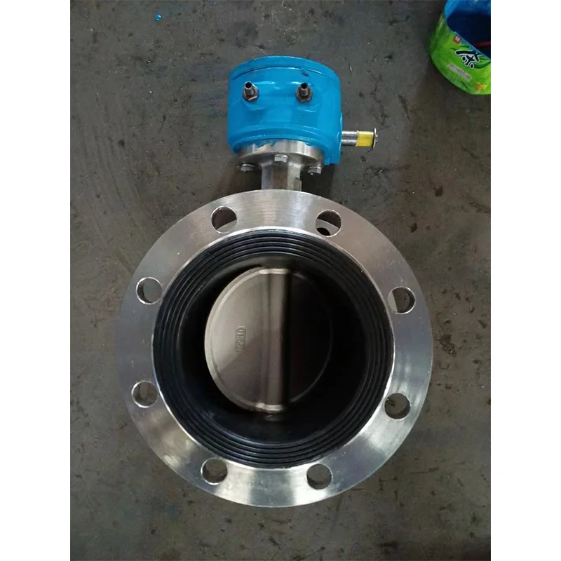 Soere Alkali Spesjale Stainless Steel Flange Butterfly Valve