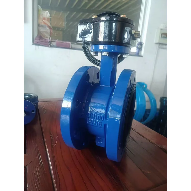 Soft Sealsed Flange Butterfly Valve foar wetterfoarsjenningcipeline